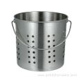 Oblique Style Stainless Steel Strainer Bucket